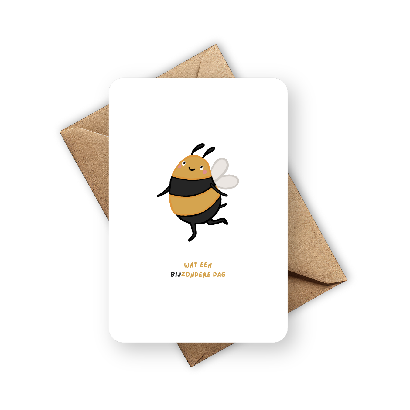 Wenskaart - Bij