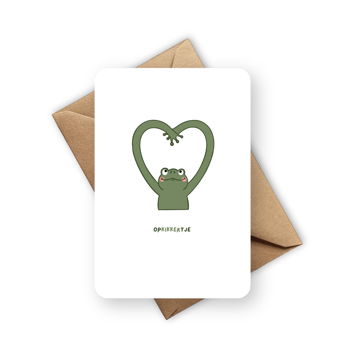 Wenskaart - Kikker