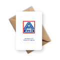 Wenskaart - Aldi