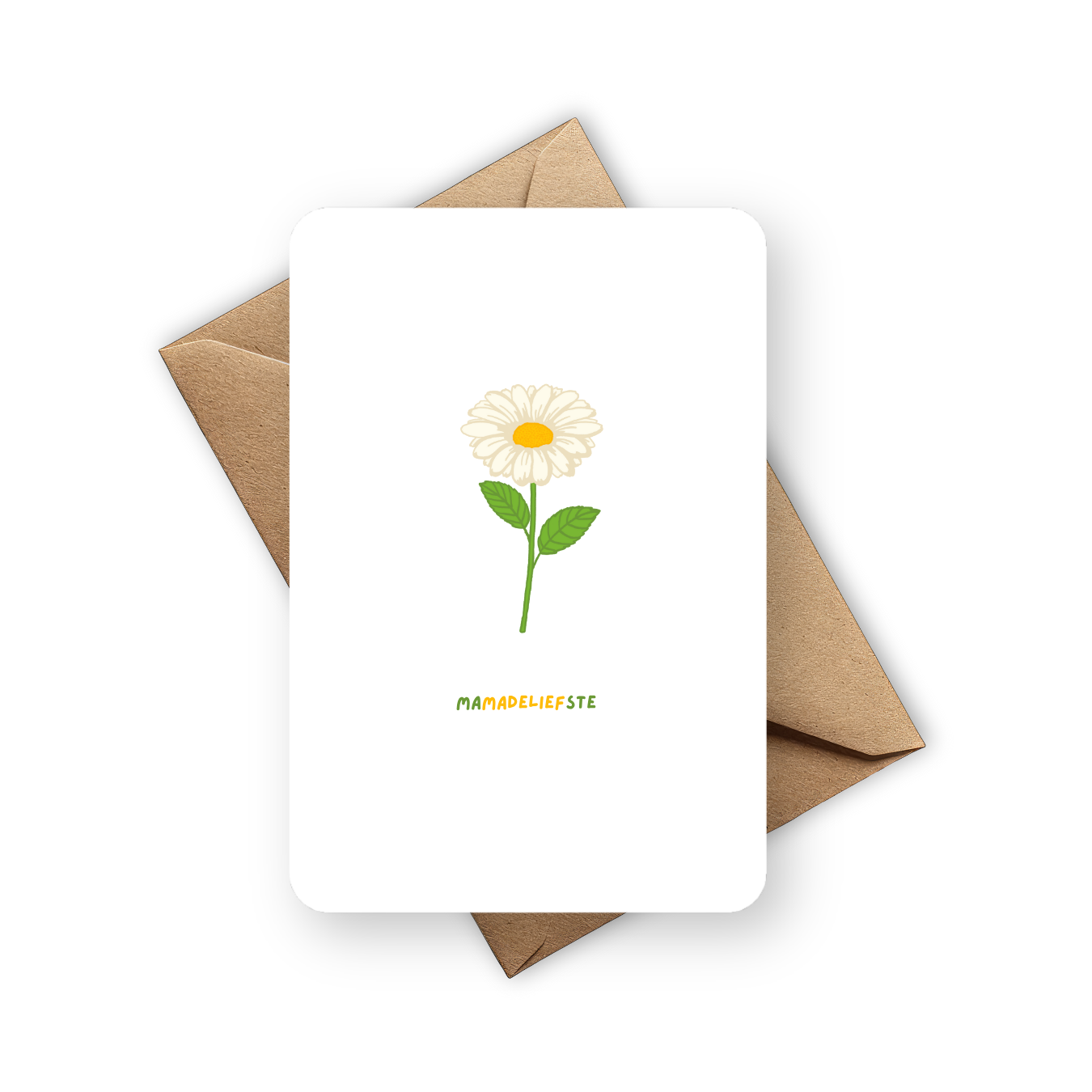 Wenskaart - Madelief